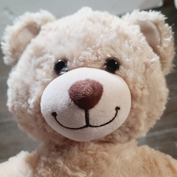 Build a Bear Happy Hugs Blonde Tan 16" Plush Teddy Bear Stuffed Animal - Picture 2 of 12